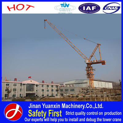 QTD125 Yuanxin luffing jib tower crane