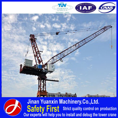 200m max.lifting height good price Yuanxin luffing jib tower crane price