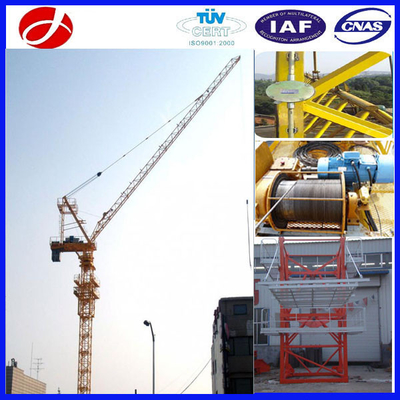 Yuanxin self raising QTD125 jib crane sale for Russia