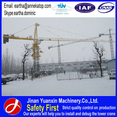 China factory supply 8t load QTZ80-6010 good price tower crane