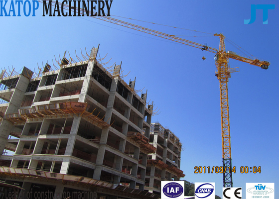 Lifting machinery 10t QTZ100(6018) topkit Tower Crane for building