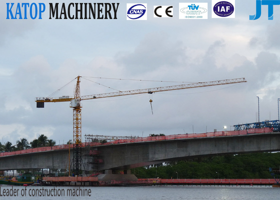 16t load 7040 fixed building tower crane for export