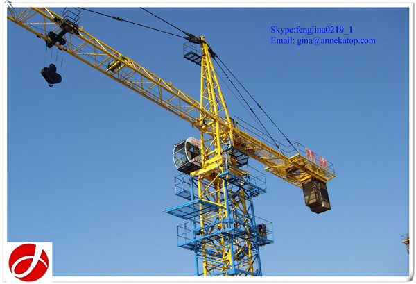 Yuanxin hot sale  QTZ100(5020) topkit building Tower Crane type