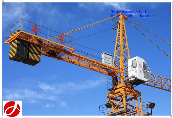 new type low price 10t QTZ125(6515) building Tower Crane for sale