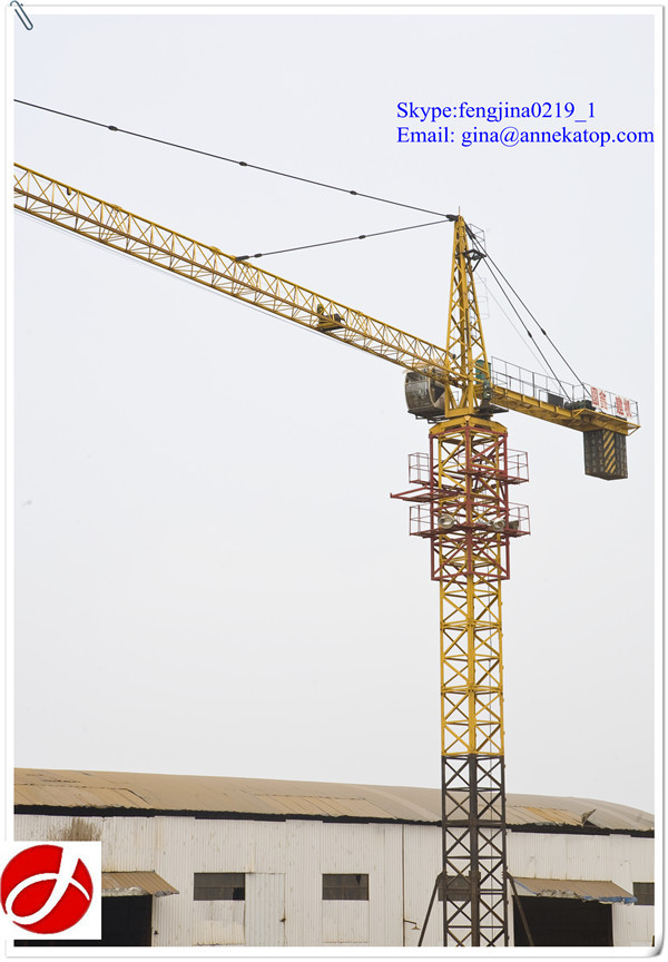 building machinery QTZ80-5610 fixed tower crane for sale